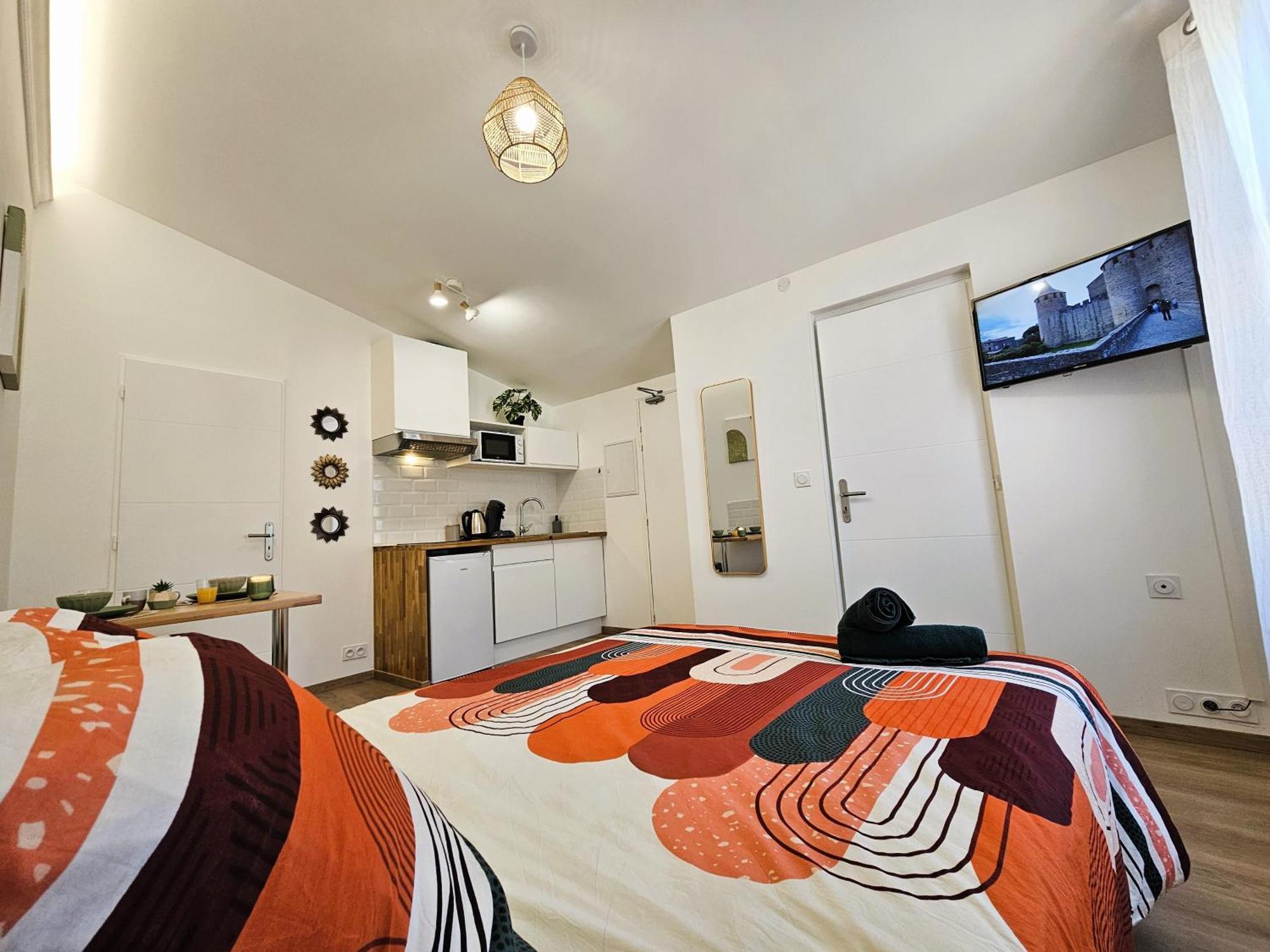 Tout Confort ! Ville, Climatisation, Parking, Wifi, Calme, Tv Carcassone Exterior photo